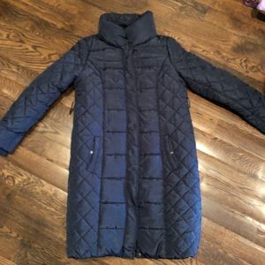 Mama Licious Quilted Knee Length Maternity Jacket